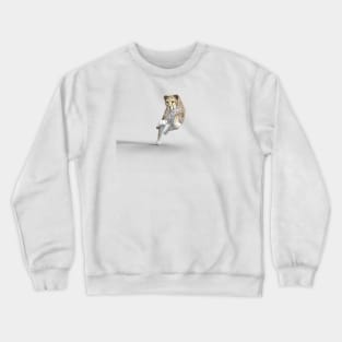 cheetah running Crewneck Sweatshirt